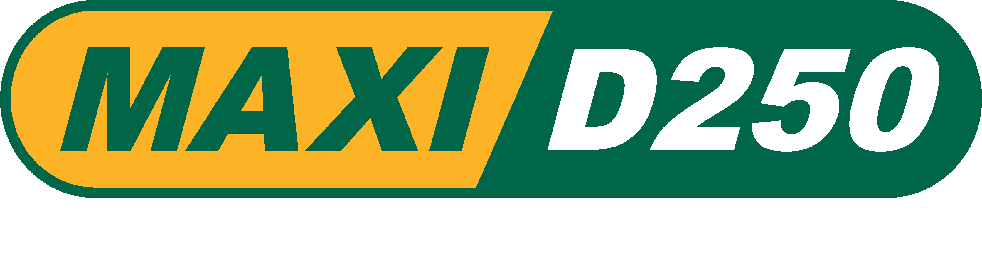 Maxi D250 slogan_white 1