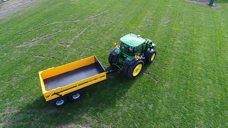 Tipper Trailer for Moving Farm Supplies by HW Industries in New Zealand